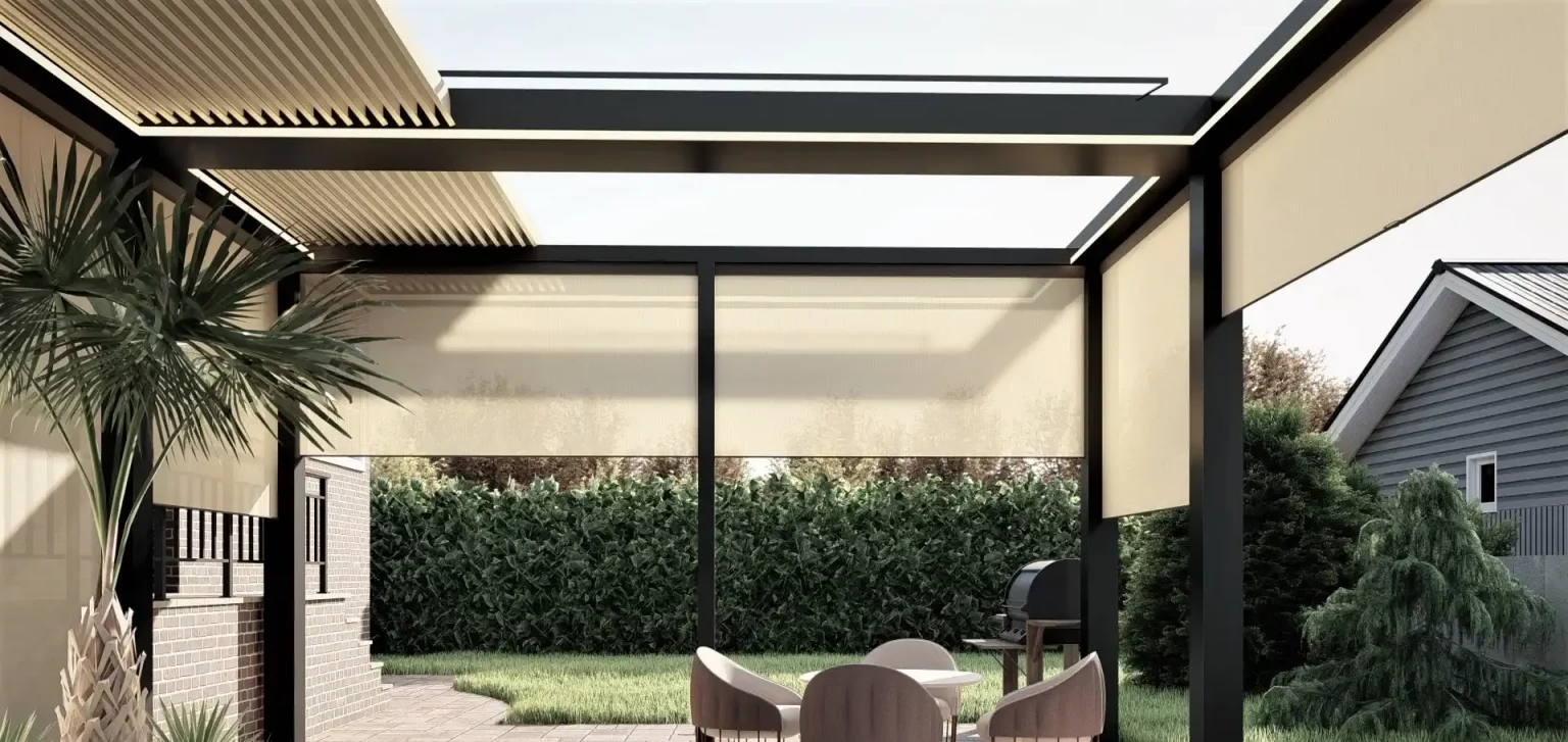 Arkayu bioclimatic louvered retractable roof 6