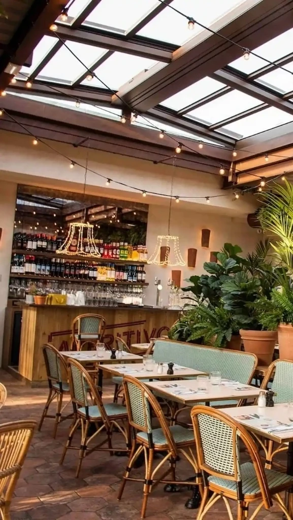 arkayu glass retractable roof for a restaurant 10