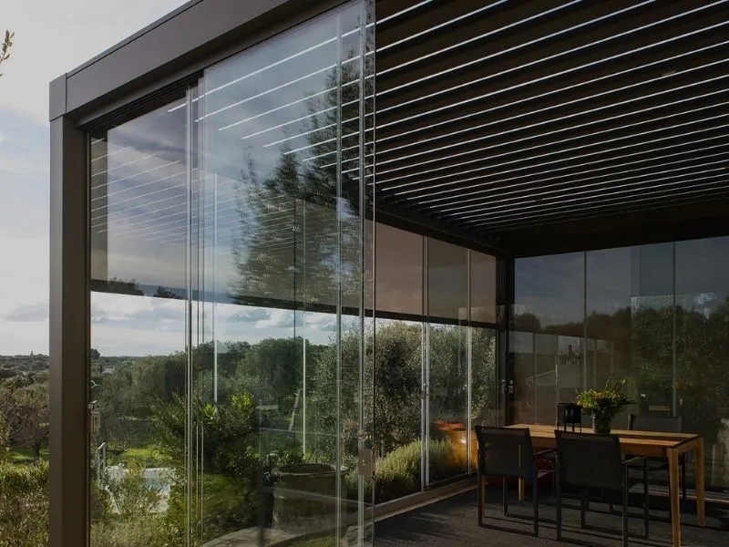 Arkayu bioclimatic louvered retractable roof 26