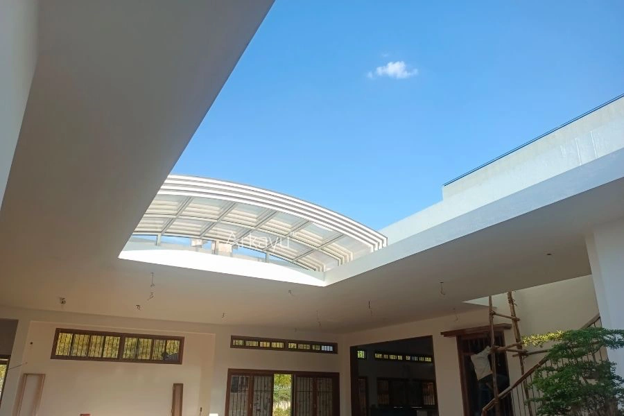 Arkayu-polycarbonate-retractable-roof