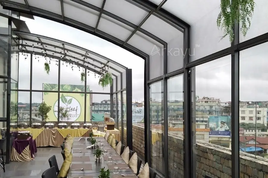Arkayu Patio Retractable Roof Enclosure