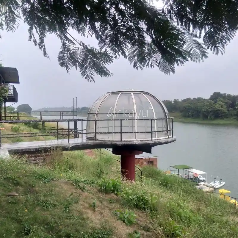 arkayu polycarbonate dining dome