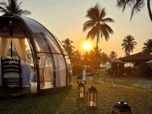 arkayu polycarbonate dining dome