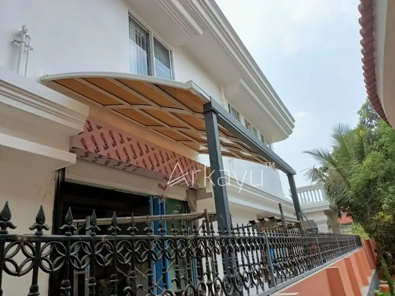 polycarbonate pergola arkayu