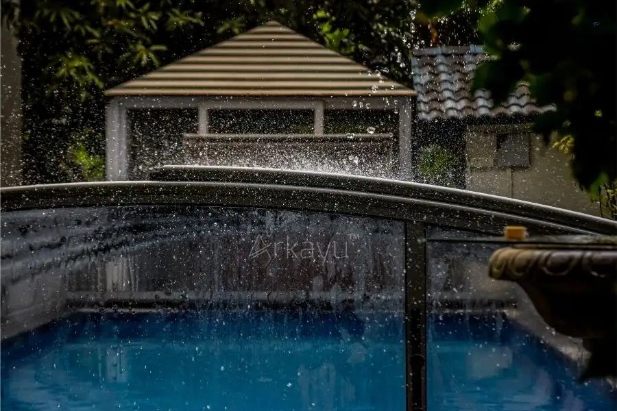 arkayu retractable swimming pool enclosure