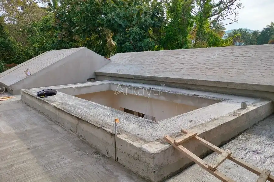 arkayu polycarbonate retractable roof for residential courtyard in Anaikatti, Coimbatore