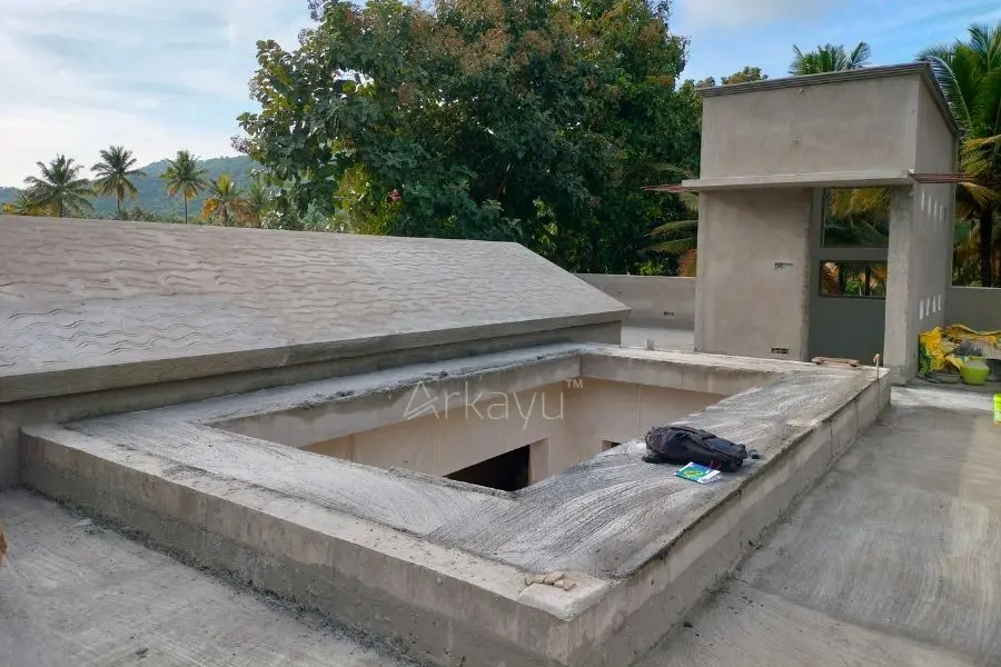 arkayu polycarbonate retractable roof for residential courtyard in Anaikatti, Coimbatore