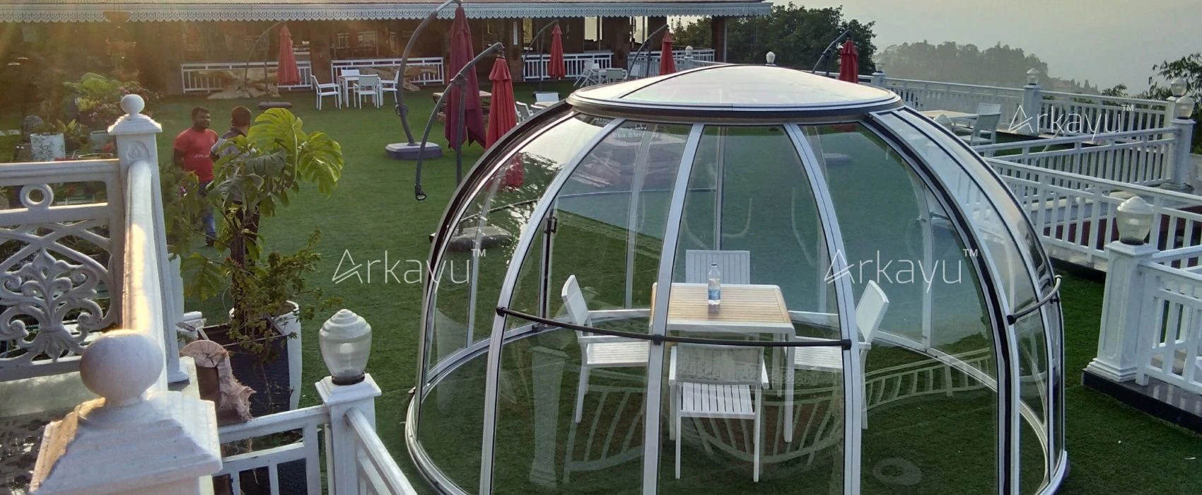 arkayu geodesic polycarbonate dome