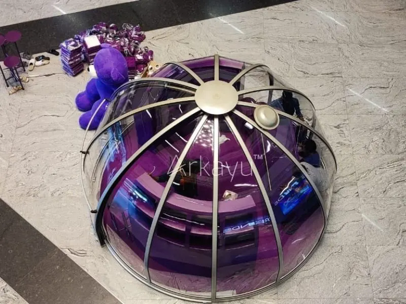 arkayu geodesic polycarbonate dome