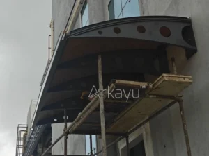 arkayu polycarbonate pergola