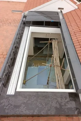 arkayu polycarbonate retractable roof for residential courtyard in Anaikatti, Coimbatore