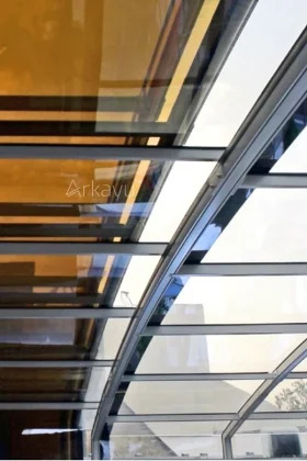 Motorised retractable roof for restaurant in bengaluru