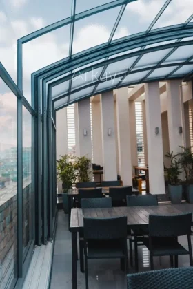 Arkayu Patio Retractable Roof Enclosure