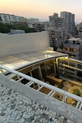 arkayu polycarbonate motorised roof