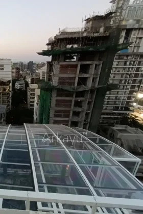 arkayu polycarbonate motorised roof