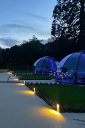 arkayu polycarbonate dining dome