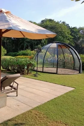 arkayu polycarbonate dining dome