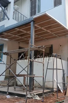 arkayu polycarbonate pergola