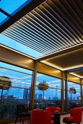 Arkayu bioclimatic louvered retractable roof 29