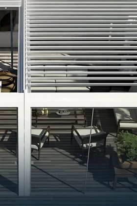 Arkayu bioclimatic louvered retractable roof 31