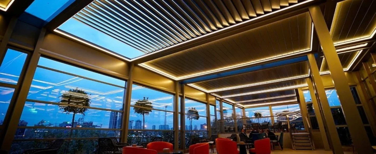 Arkayu bioclimatic louvered retractable roof 16