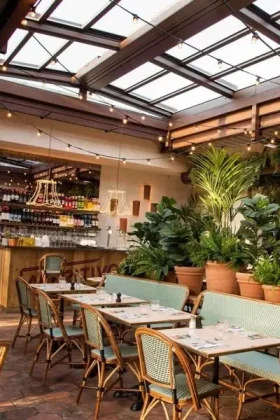 arkayu glass retractable roof for a restaurant 23